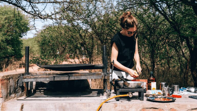 Namibia, camping
