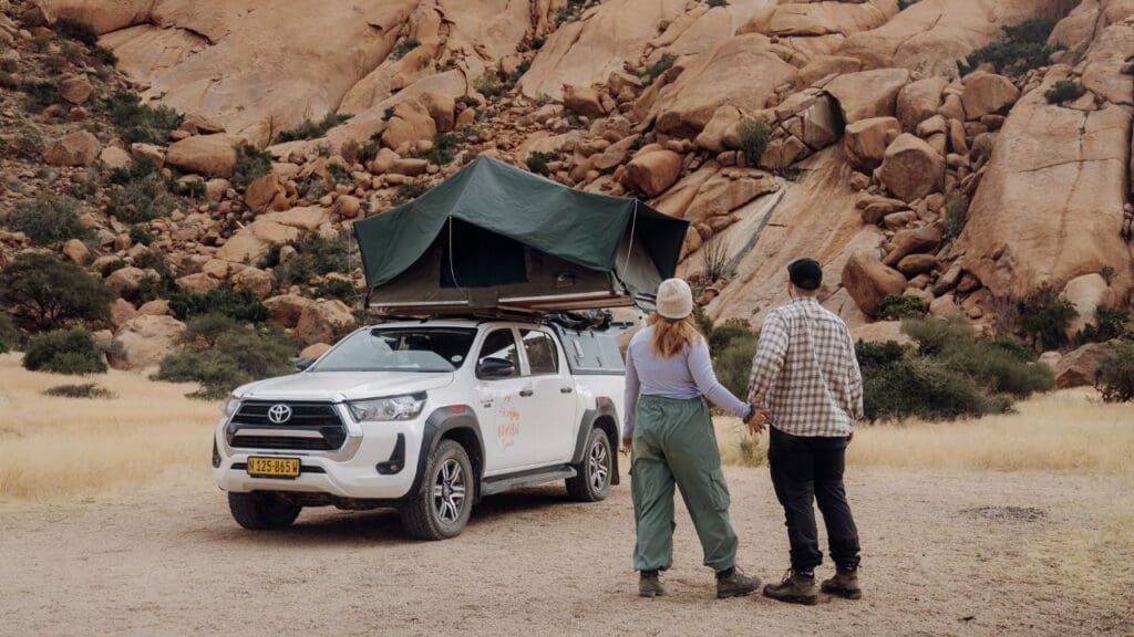 Namibia 4x4 Excursion In the trunk of the 4x4: the Namibia Nomads adventure starts here ...